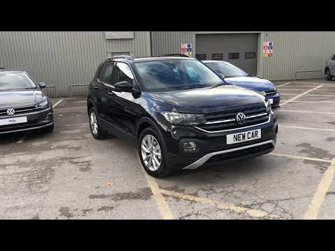 Volkswagen T-Cross SE 1.0TSI Deep Black Pearl New Car | Wrexham Volkswagen