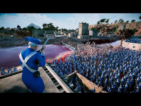 French Soldiers Defending a Bridge From 300,000 Zombies | Ultimate Epic Battle Simulator 2