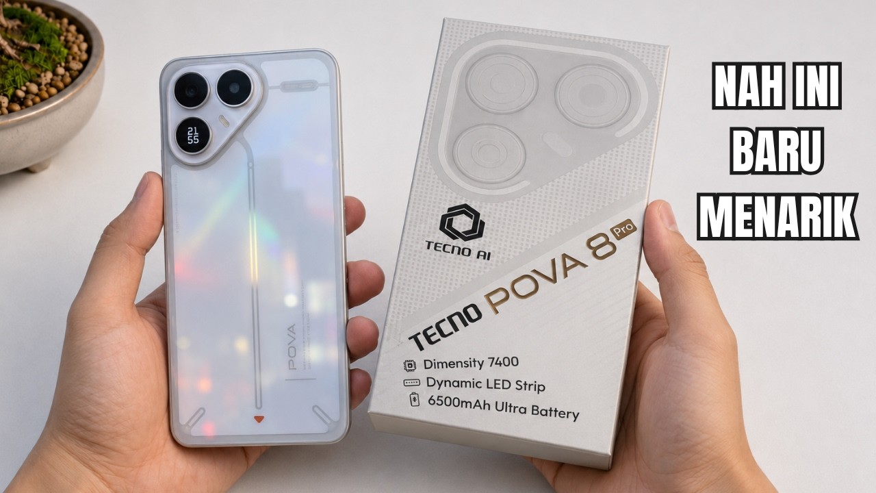 VERSI PRO MALAH LEBIH BAGUS‼️TECNO POVA 8 PRO 5G UPGRADENYA OKE JUGA NIH