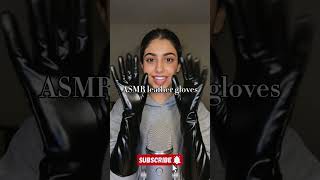 Download lagu ASMR with black faux leather gloves! mp3