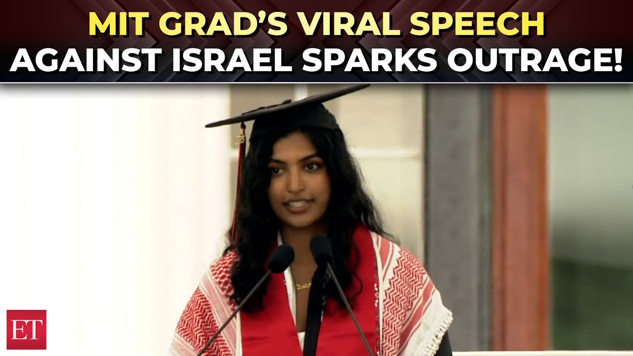 MIT student Megha Vemuri torches Israel ties in viral grad speech: 'Won't tolerate genocide...'
