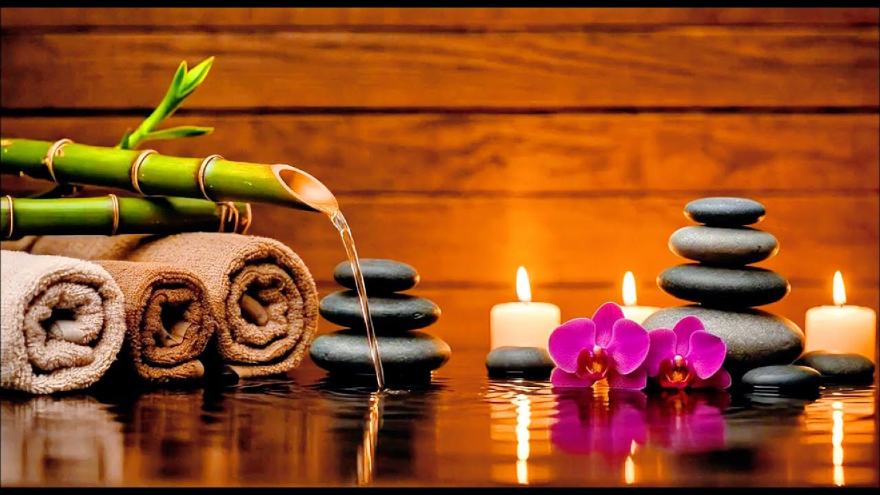 Calm Spa Massage Music | Relaxing Piano with Gentle Water Sounds for Rest & Meditation