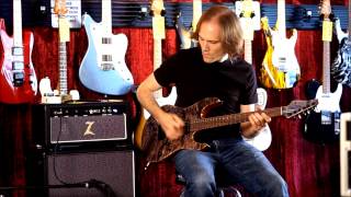 Video thumbnail for Suhr Modern "Waterfall Burl" into Dr. Z M12 with JHS Moonshine by Matt's Music Center