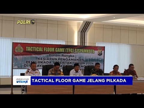 POLDA BENGKULU GELAR TACTICAL FLOOR GAME JELANG PILKADA