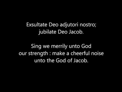 Exultate Deo - Giovanni Pierluigi da Palestrina