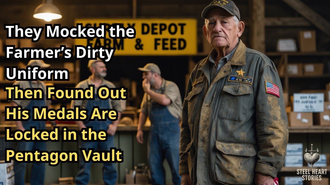 They Mocked the Farmer’s Dirty Uniform — Then Found Out His Medals Are Locked in the Pentagon Vault