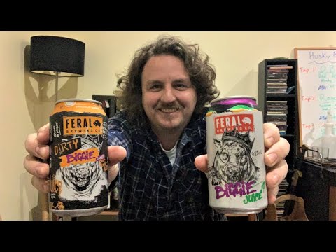Double header with Feral Brewing's 'Biggie Juice' vs 'Dirty Biggie' beer review