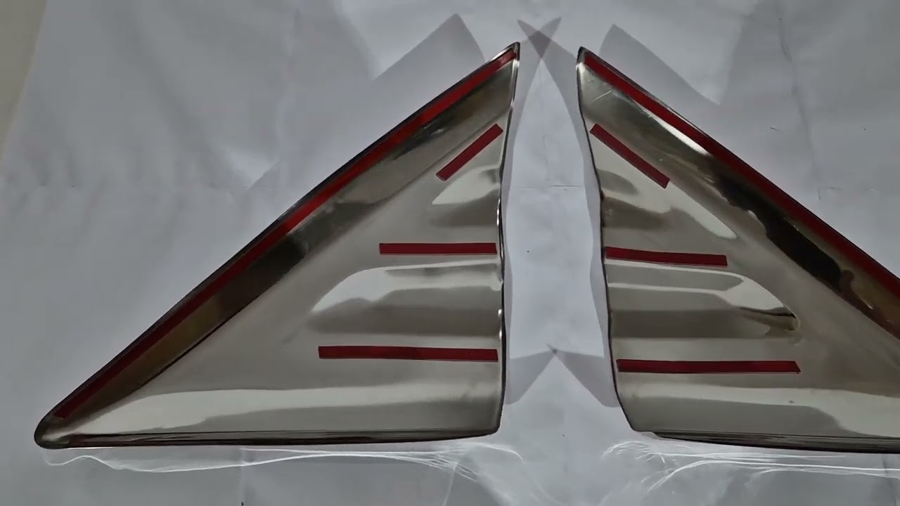 Накладки на зеркала Carmos (2 шт., Нержавейка) Video 1