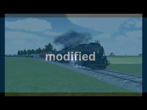 train simulator modification: 4-8-4 northern locomotive