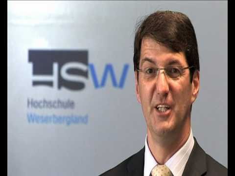 Prof. Dr. Langer zur Eröffnung der Hochschule Weserbergland - HSW