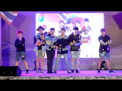 151115 Nicholas cover MONSTA X - Rush @Thailand Korea Friendship Festival 2015