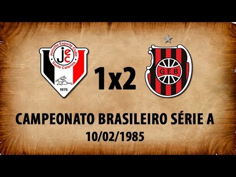 Joinville-SC 1x2 G.E.Brasil - Campeonato Brasileiro 1985