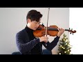 Hark! The Herald Angels Sing - violin cover by Daniel Jang