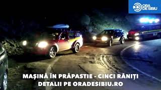 UPDATE VIDEO FOTO Accident cu cinci răniți pe Transfăgărășan - Mașină răsturnată în prăpastie 1 video