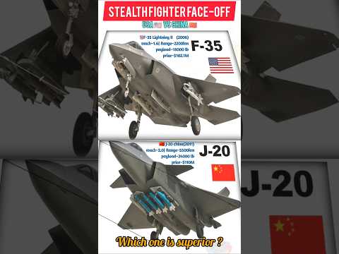 Stealth Fighter Face-Off: F-35 vs J-20 — Speed, Range, Power!