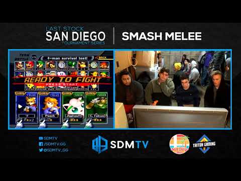 LSSD 141 - Blue & Surfero vs. Sway & Jr. - SSBM WR1 - Smash Melee