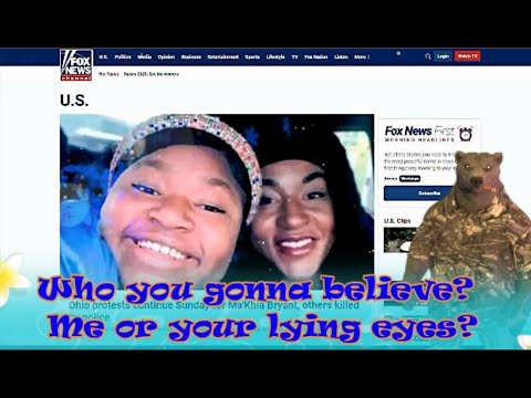 Who you gonna believe?  Me or your lying eyes?