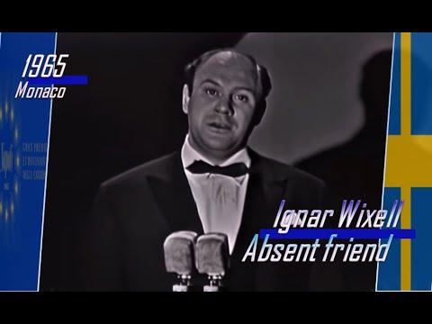 eurovision 1965 Sweden 🇸🇪 Ignar Wixell - Absent friend ᴴᴰ