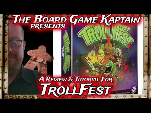The Board Game Kaptain's Review & Tutorial for TrollFest