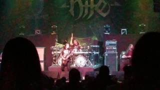 Nile "Defiling the Gates of Ishtar" @ Agora Theater Cleveland, OH
