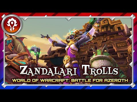 Zandalari Trolls Quests. Allied Race. Battle For Azeroth