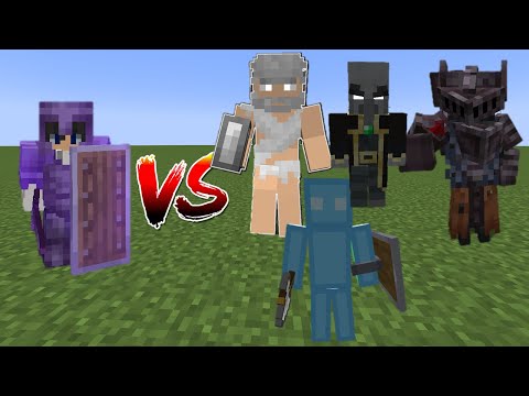 Me Vs Salmon's Genesis Bosses - Minecraft Mob Battle