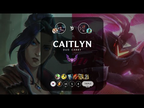 Caitlyn ADC vs Lucian - KR Master Patch 13.1