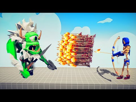 CYCLOPS MIKE WAZOWSKI vs EVERY GOD - Totally Accurate Battle Simulator TABS