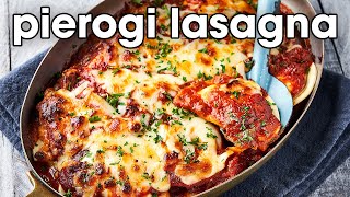 Simple Pierogi Lasagna Recipe with Mrs. T’s Pierogi