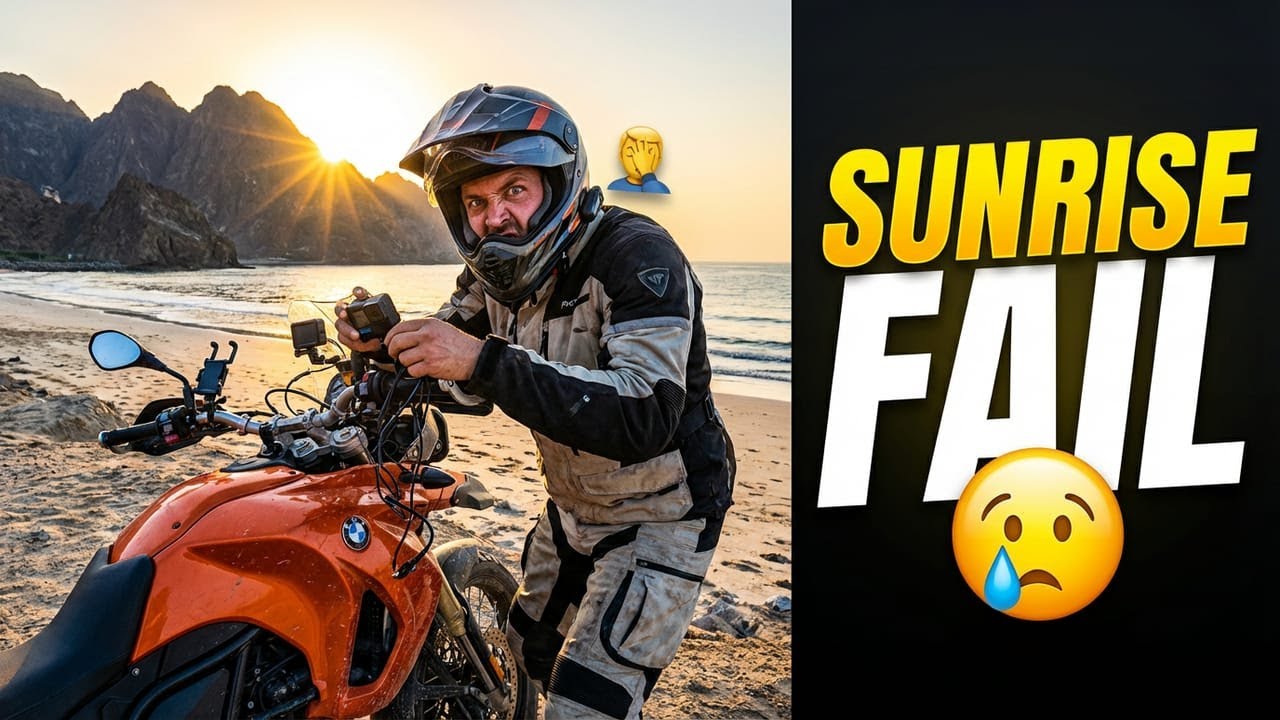 Sunrise Ride to Khorfakkan Beach — Meet the Burrito Brothers — watch the ride video