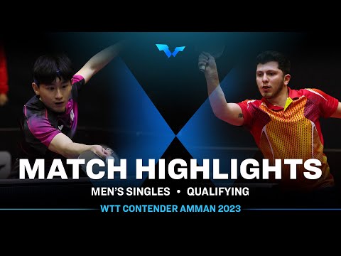 Li Hsin-Yang vs Amin Ahmadian | MS Qual | WTT Contender Amman 2023
