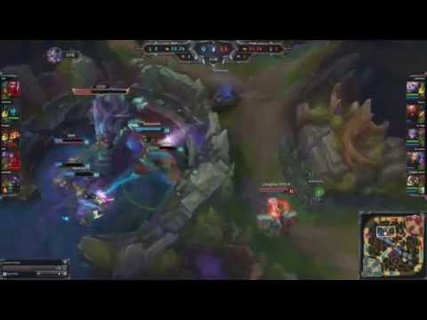 Corki 1v5 Pentakill (ft. Baron) - Korean Challenger Soloq