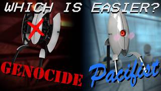 Portal GENOCIDE Vs PACIFIST, Which is easier?