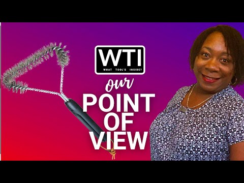 Weber 12Inch 3-Sided Grill Brush - WTI product video review