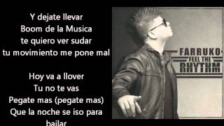 Farruko  feel the rhythm letra tmpr