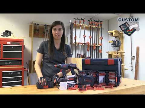 Video of 8 pc. Impact Tough™ Phillips® P2 2 In. Power Bits with Clip for Custom Case System CCSPH2208