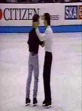 Kurt Browning and Elvis Stojko 1993 worlds gala