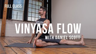 FUN VINYASA YOGA FLOW with Daniel Scott 🚀 Full Length Intermediate Level Yoga Class