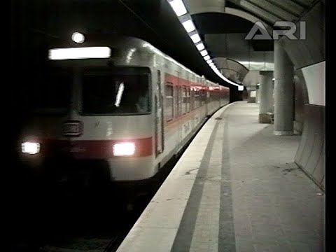 1993 Flughafen S-Bahn ET 420 Führerstandsmitfahrt Echterdingen Rohr Stuttgart-Vaihingen