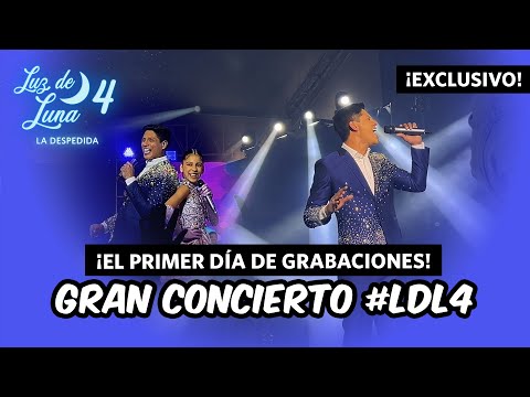🎤 This is how Luz de Luna 4's first concert was recorded! 🌙✨ | #ExclusiveContent