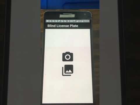 Blind License Plate Video