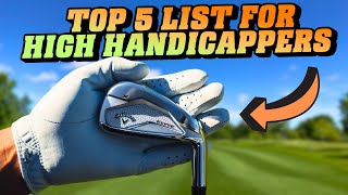 Best Golf Iron Sets for High Handicappers (Top 5 in 2025)