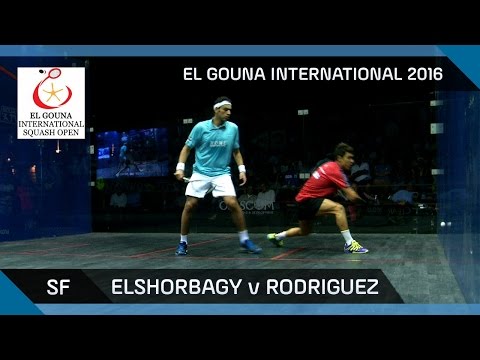 Squash: Mo. Elshorbagy v Rodriguez - El Gouna International 2016 SF Highlights