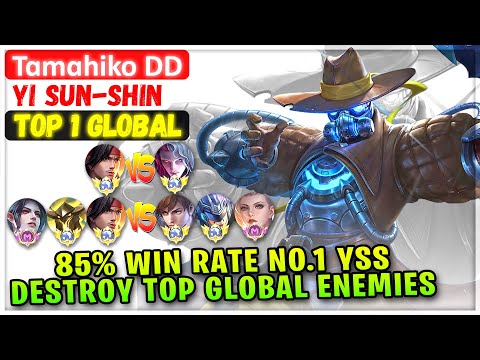 85% Win Rate No.1 YSS Destroy Top Global Enemies [ Top 1 Global Yi Sun-shin ] Tɑmɑhiko DD -  MLBB