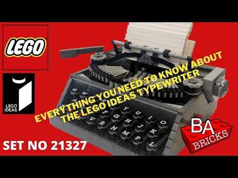 LEGO IDEAS TYPEWRITER SET NO.21327 EVERYTHING YOU NEED TO KNOW !!!