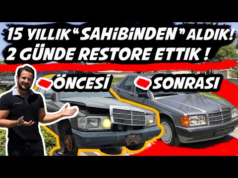 15 YILLIK SAHİBİNDEN ARAÇ ALDIK , 2 GÜNDE RESTORE ETTİK | MERCEDES-BENZ 190E !