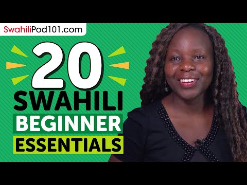 20 Beginner Swahili Videos You Must Watch | Learn Swahili