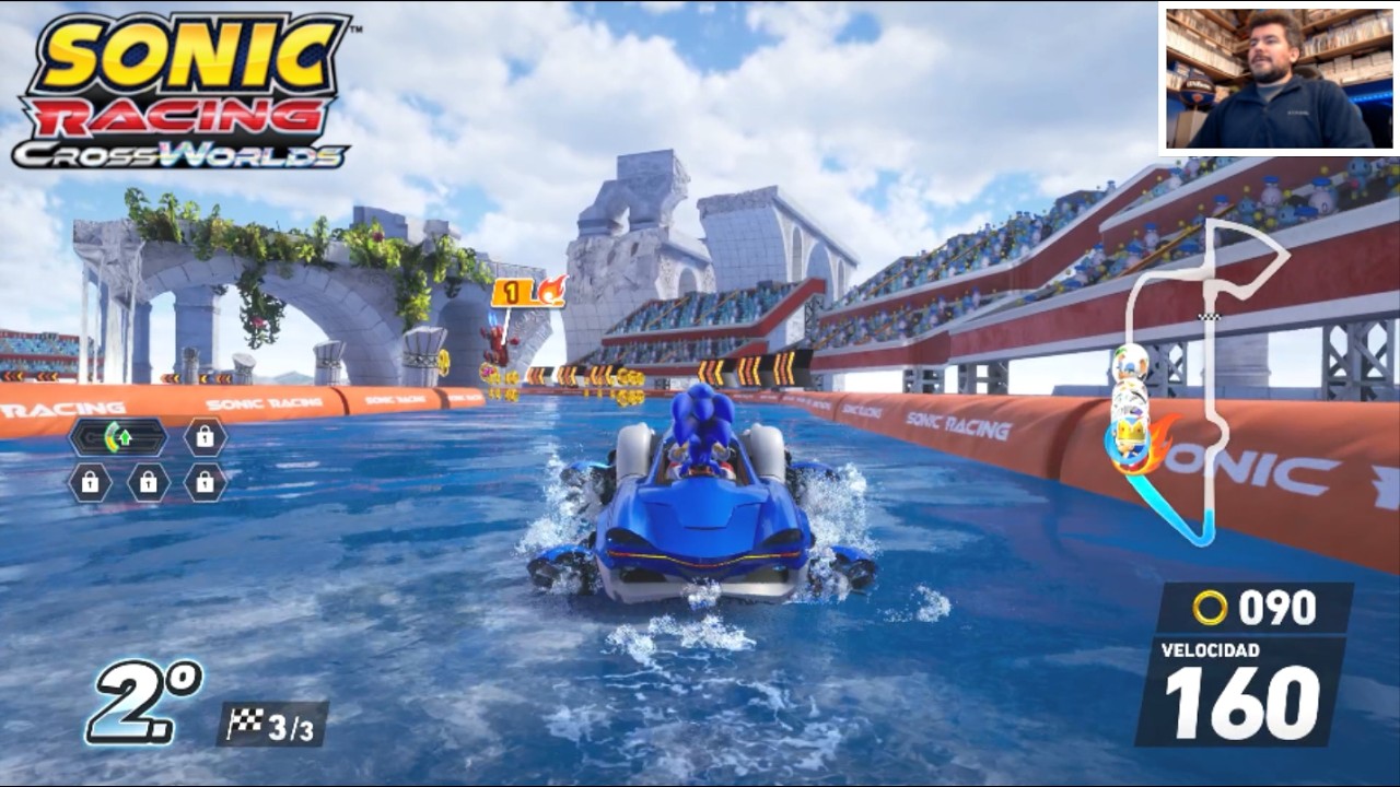 SONIC RACING CROSSWORLDS, el juego de Karts de Sega 🏁 Gameplay en Español (PS5 / PC / SW2 / XBOX)