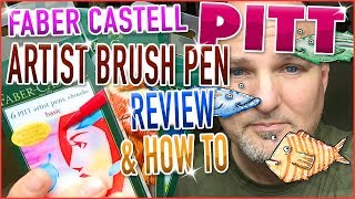 Faber Castell PITT Artist Brush Pen Review (& Thank you, Sabrina!)