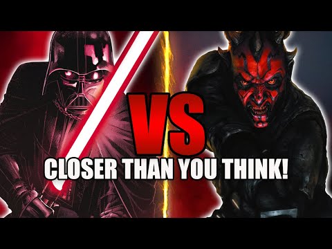 Why Darth Vader VS Darth Maul Is Actually Closer Than You Think!